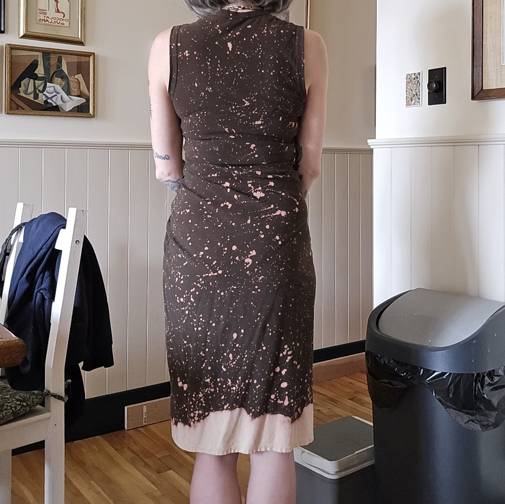 James Perse Bleach Splattered Dress - Picture 2 of 7